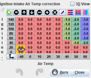 Ignition Intake Air Temp correction