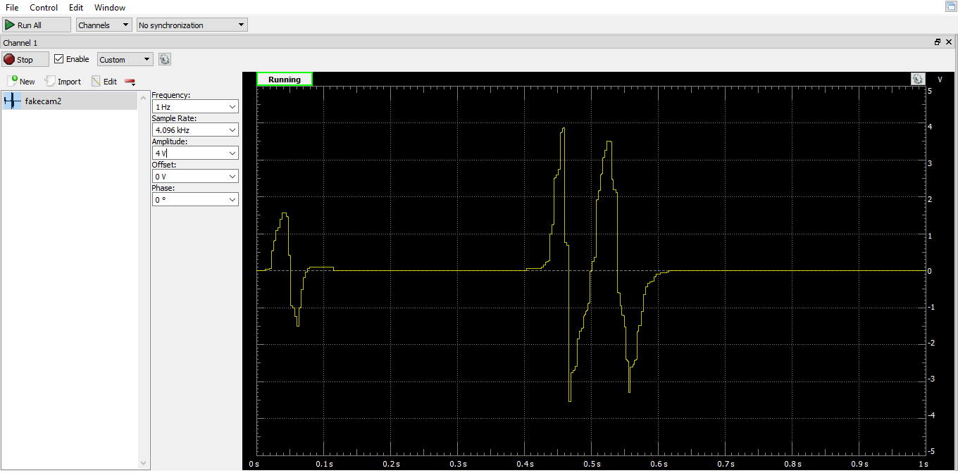 New fake cam sensor signal