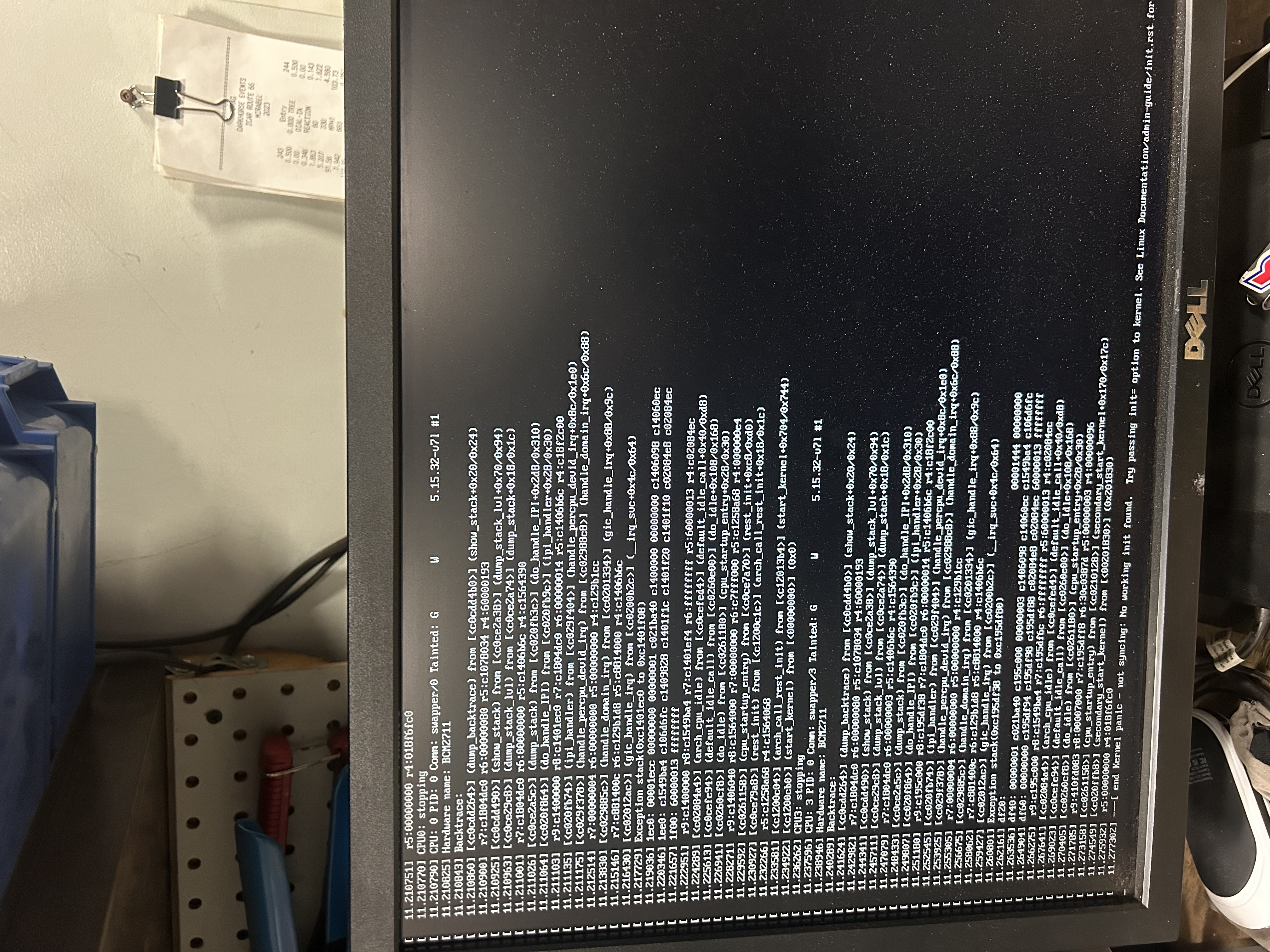 End kernel panic not syncing no working init found