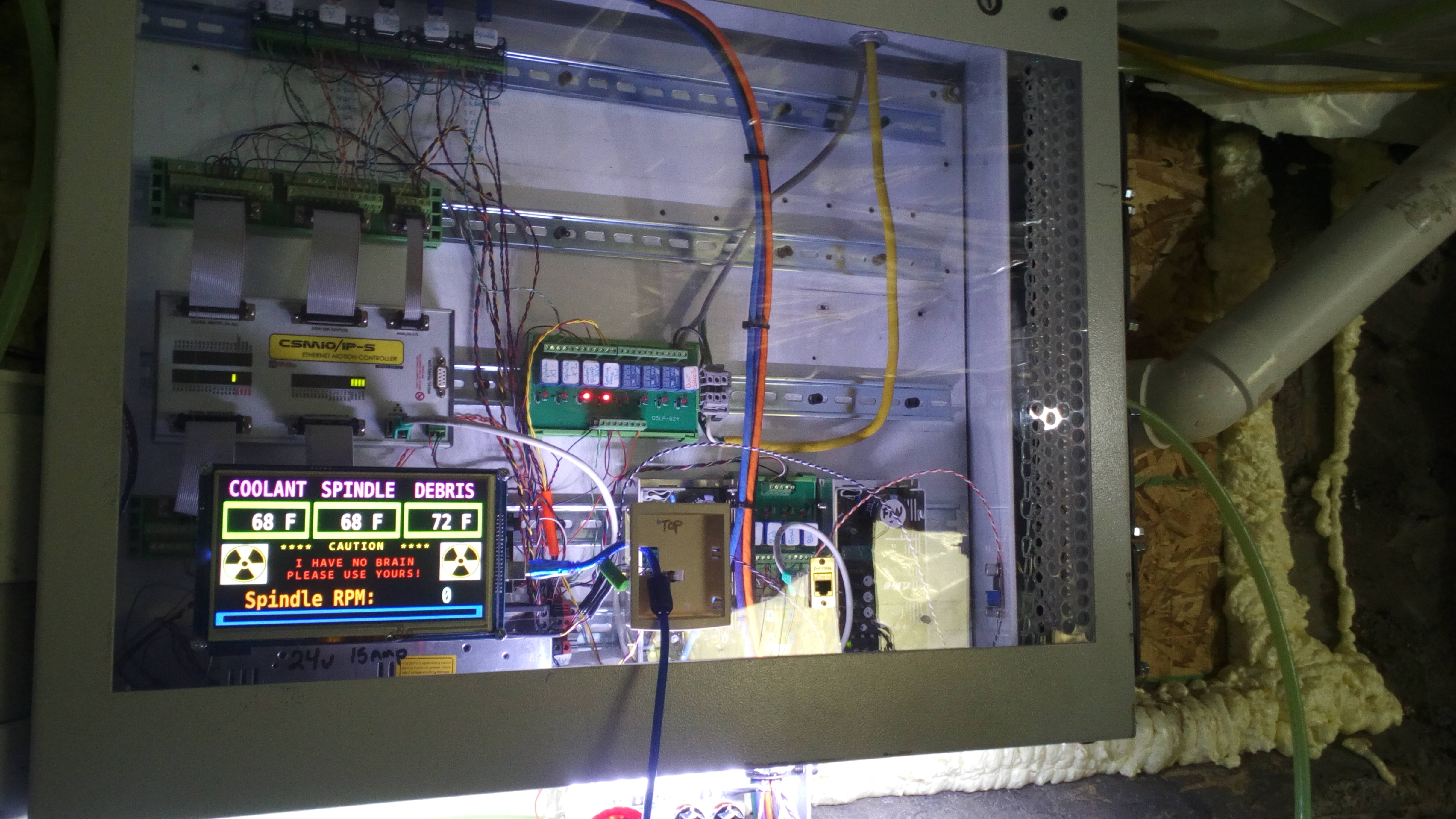 control panel, before i added the 110v relays for the vacuums