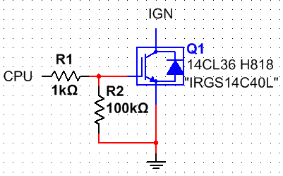Ignition Driving circuit