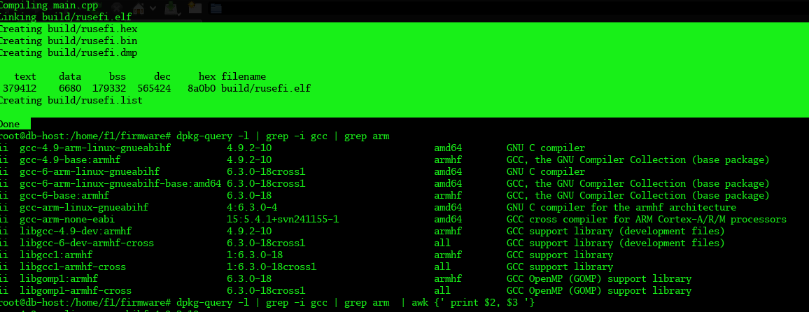 gcc version to support correct compile proc