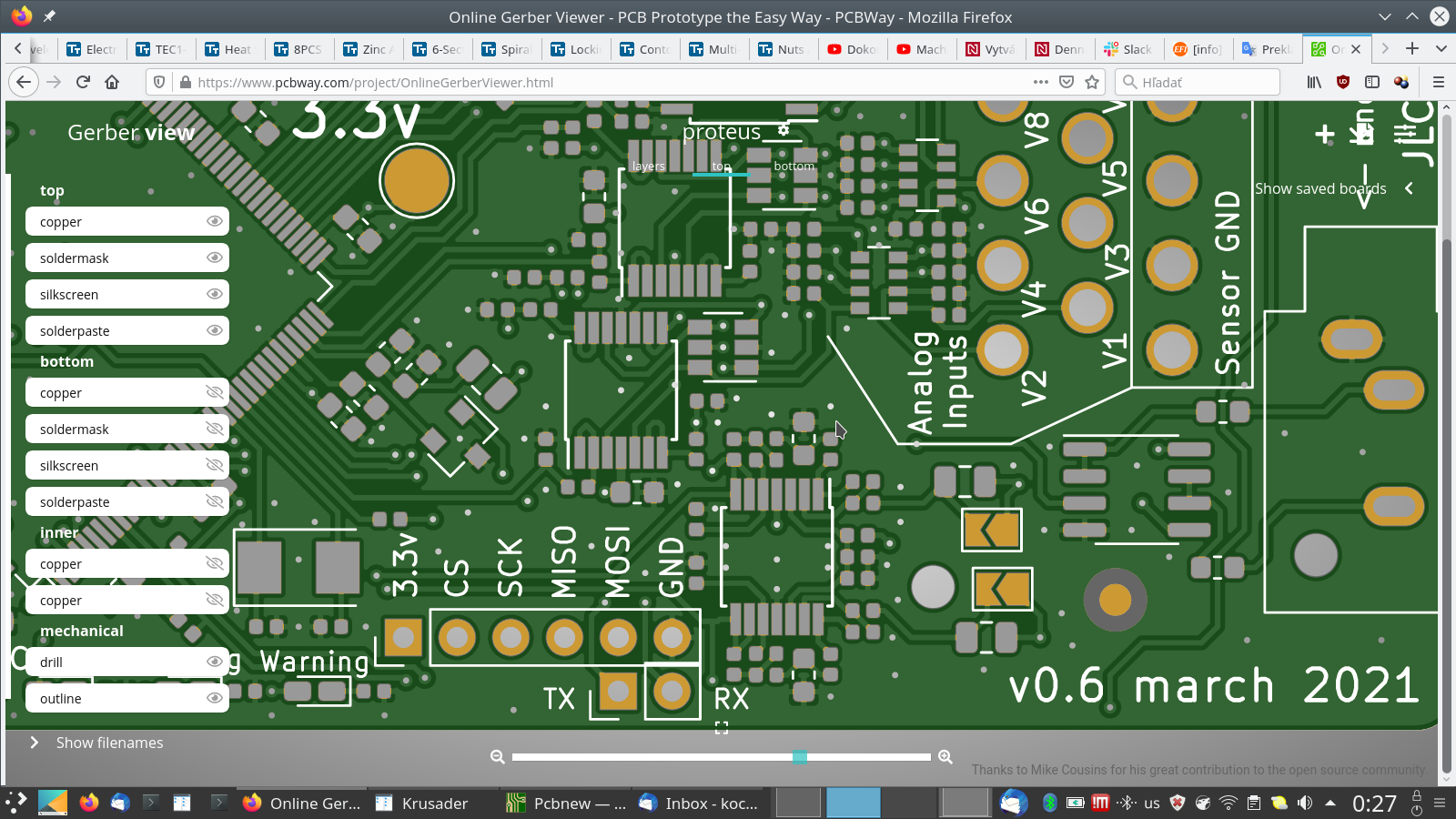 PCBWAY gerber viewer